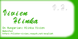 vivien hlinka business card